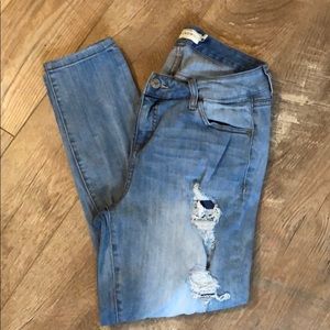 Torrid Girlfriend Cut Distressed Jeans